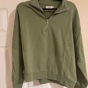 Brand New Set Active Light Weight Half Zip Sweatshirt